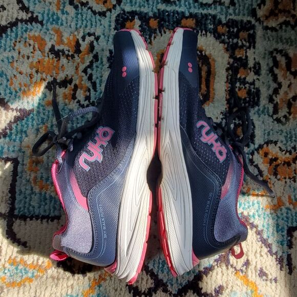 Ryka Memory Foam Mesh Walking Sneakers - Sky Walk Rush size 8W - Picture 10 of 11